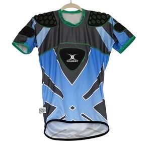 Gilbert IRB Top Body Armor Ergonomic Lightweight Padding Blue Grey Mens Medium